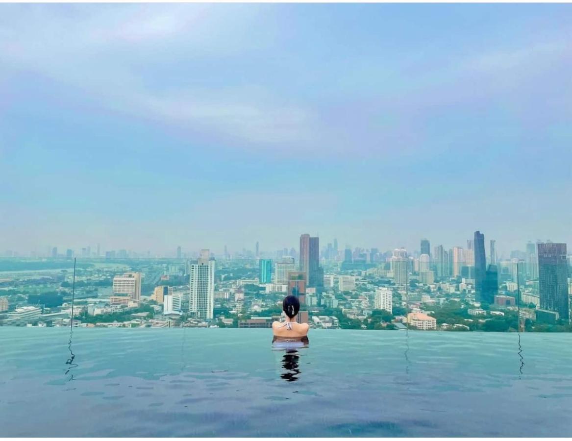 2 Bedroom Luxury Apartment 3 Min Walk From Bts Ekkamai Bangkok Esterno foto
