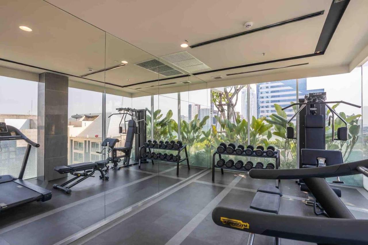2 Bedroom Luxury Apartment 3 Min Walk From Bts Ekkamai Bangkok Esterno foto